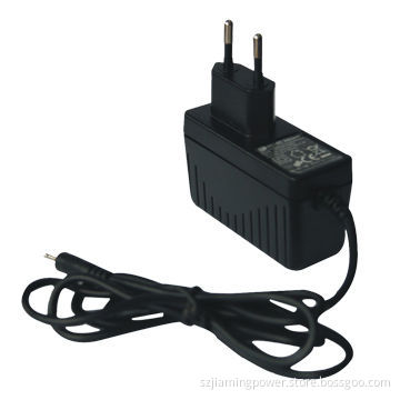 12V/1.5A AC/DC Adapter with Euro Plug, CE and RoHS Marks